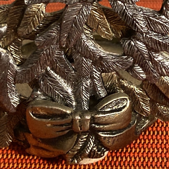 Metzke vintage fir tree with birds pewter silver and gold - Picture 6 of 16